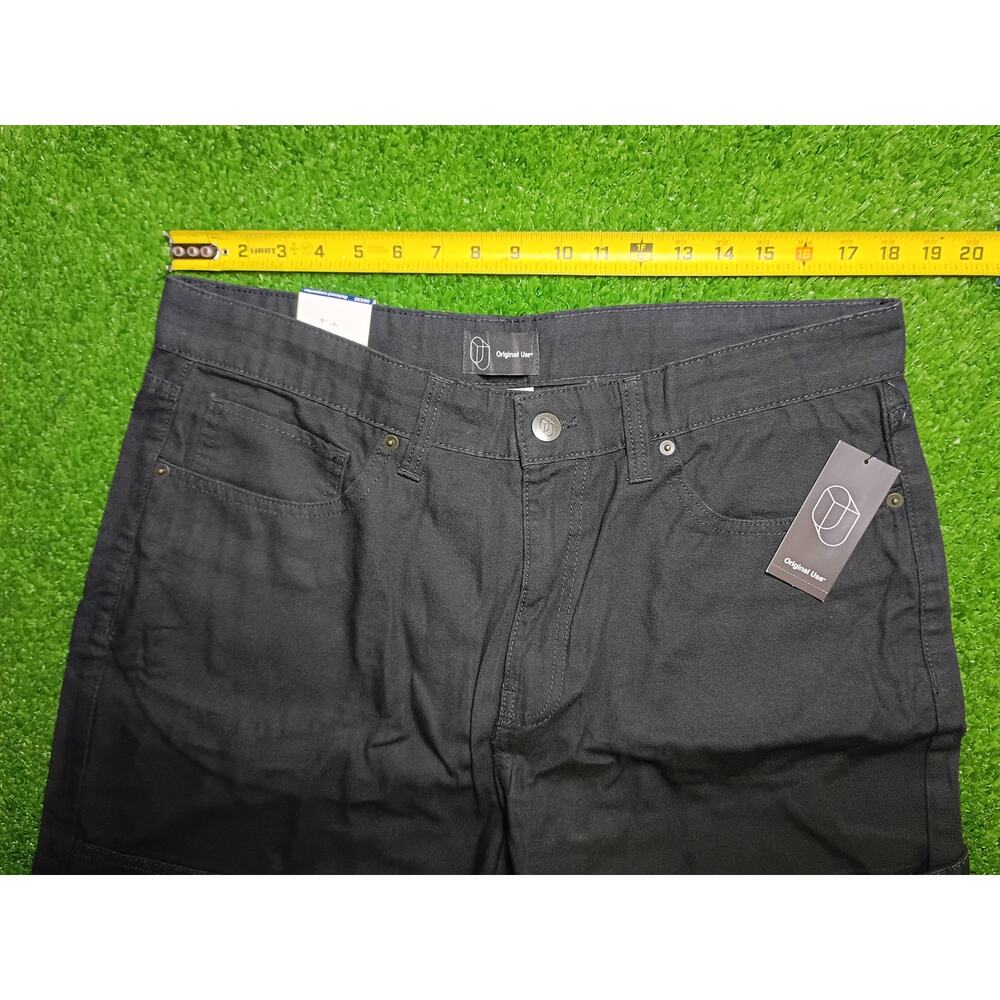 Original Use Black Relaxed Carpenter Pants 38x32 NWT - Picture 2 of 8